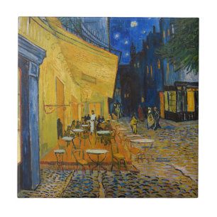Vincent van Gogh - Café-Terrasse bei Nacht Fliese