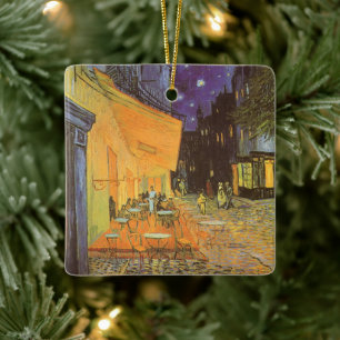 Vincent van Gogh - Café-Terrasse bei Nacht Keramikornament