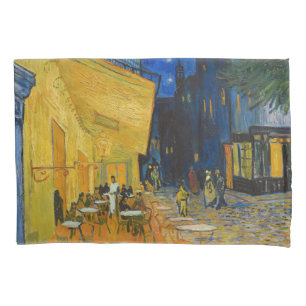 Vincent van Gogh - Café-Terrasse bei Nacht Kissenbezug