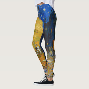 Vincent van Gogh - Café-Terrasse bei Nacht Leggings