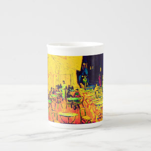 Vincent Van Gogh - Café-Terrasse bei Nacht Pop Art Prozellantasse