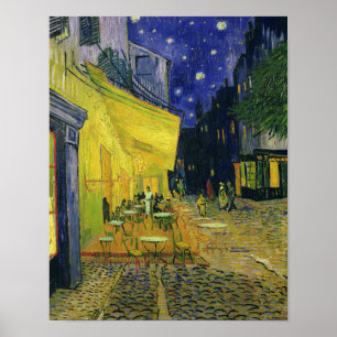 Vincent van Gogh - Café Terrasse bei Nacht Poster