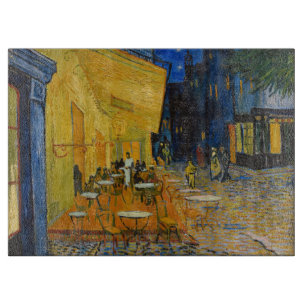 Vincent van Gogh - Café-Terrasse bei Nacht Schneidebrett