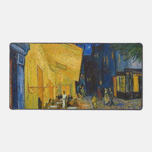 Vincent van Gogh - Café-Terrasse bei Nacht Schreibtischunterlage