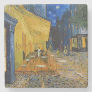 Vincent van Gogh - Café-Terrasse bei Nacht Steinuntersetzer
