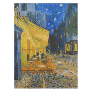 Vincent van Gogh - Café-Terrasse bei Nacht Tischdecke