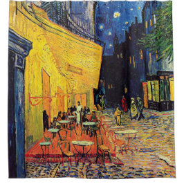 Vincent Van Gogh - Café Terrasse Duschvorhang