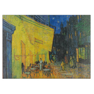 Vincent Van Gogh Cafe Terrasse Masterpiece Schneidebrett