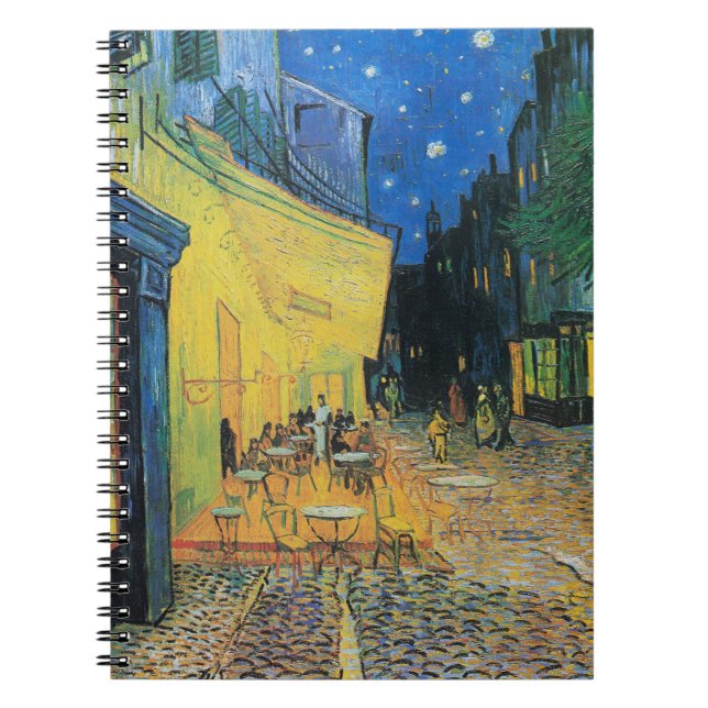 Vincent van Gogh Café Terrasse Notizblock (Vorderseite)