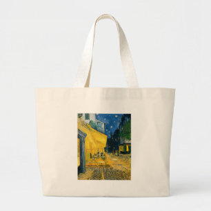 Vincent van Gogh  Cafe Terrasse, Place du Forum Jumbo Stoffbeutel