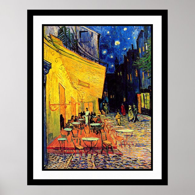 Vincent Van Gogh - Café Terrasse Poster (Vorne)