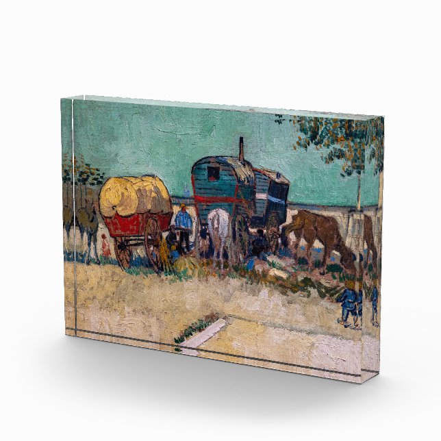 Vincent Van Gogh - Caravans, Sinti und Roma Camp b Fotoblock (Rechts)