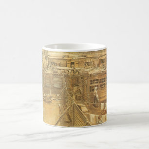 Vincent van Gogh - Carpenter's Yard and Wäsche Kaffeetasse