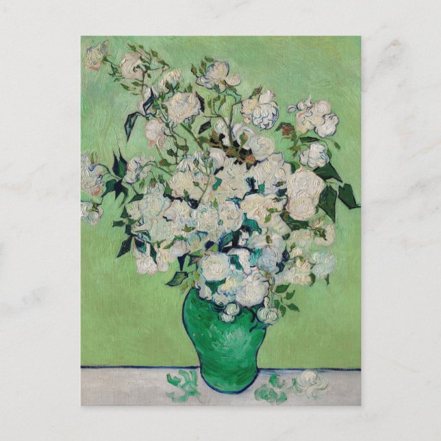 Vincent van Gogh Carte postale Peinture Rose | Fam (Devant)