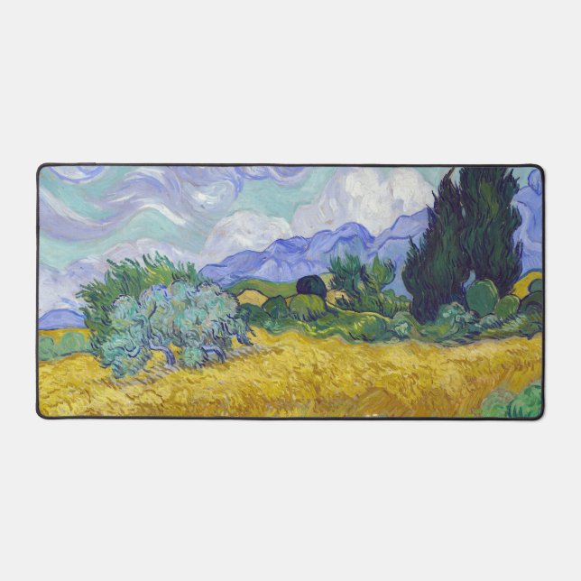 Vincent Van Gogh - Champ de blé avec cyprès (Recto)