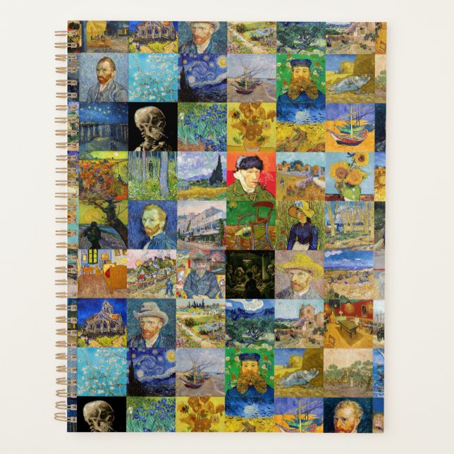 Vincent van Gogh - chefs-d'oeuvre Mosaic Patchwork (Devant)