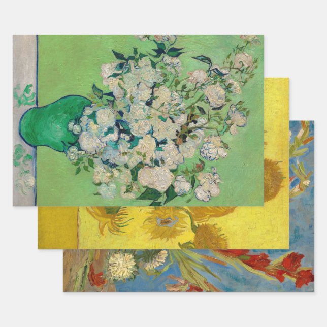 Vincent van Gogh Collection, Decoupage Geschenkpapier Set (Set)