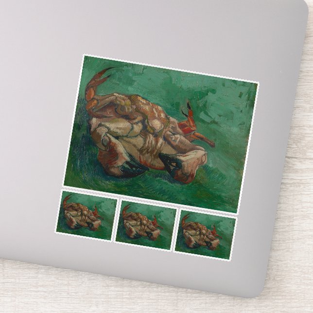 Vincent Van Gogh, Crab auf der Rückseite Aufkleber (Detail)