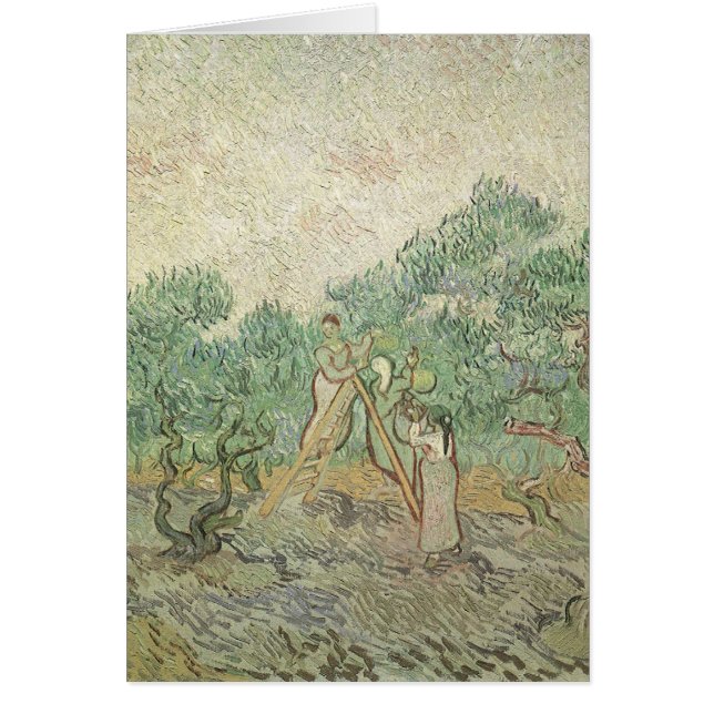 Vincent van Gogh - cueillette d'olives (Devant)