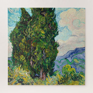 Vincent Van Gogh Cypresses Kunstmuseum