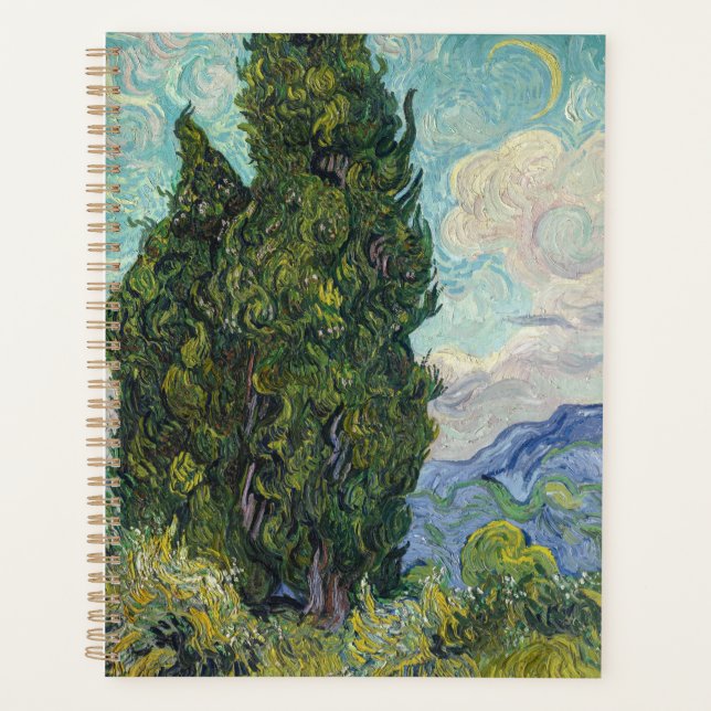 Vincent van Gogh - Cypresses Planer (Vorderseite)