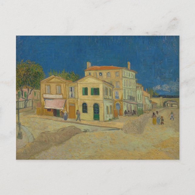 VINCENT VAN GOGH - Das gelbe Haus 1888 Postkarte (Vorderseite)