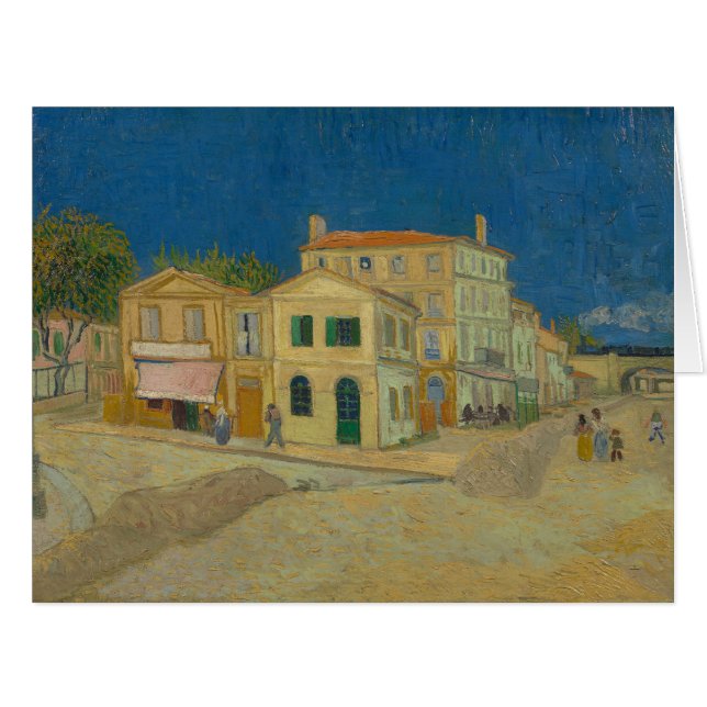 Vincent Van Gogh, das gelbe Haus, die Straße (Vorderseite (Horizontal))