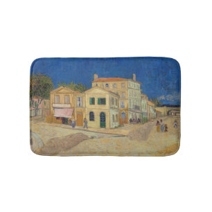 Vincent van Gogh - Das Gelbe Haus / Die Straße Badematte