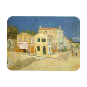 Vincent van Gogh - Das gelbe Haus (Die Straße) Magnet