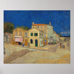 Vincent van Gogh - Das Gelbe Haus / Die Straße Poster
