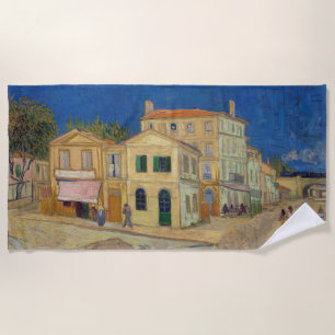 Vincent van Gogh - Das Gelbe Haus / Die Straße Strandtuch