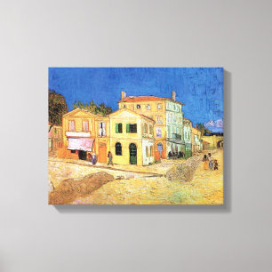 Vincent Van Gogh - Das Gelbe Haus - Kunstwerk Leinwanddruck