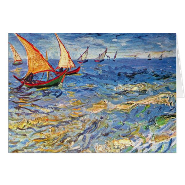 Vincent Van Gogh - Das Meer auf den Saintes-Maries (Vorderseite (Horizontal))
