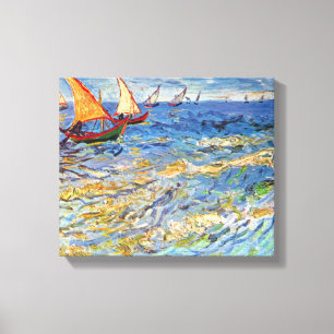 Vincent Van Gogh - Das Meer auf den Saintes-Maries Leinwanddruck