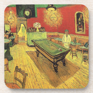 Vincent Van Gogh - Das Nachtcafé Fine Art Untersetzer