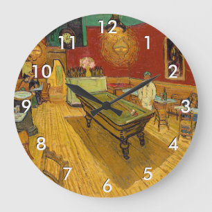 Vincent van Gogh - Das Nachtcafé Große Wanduhr