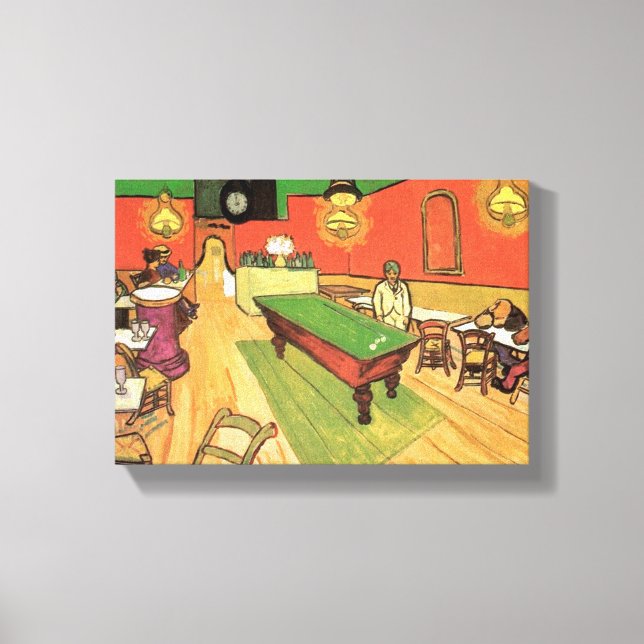 Vincent Van Gogh - Das Nachtcafé in Arles Leinwanddruck (Vorderseite)