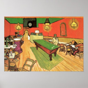 Vincent Van Gogh - Das Nachtcafé in Arles Poster