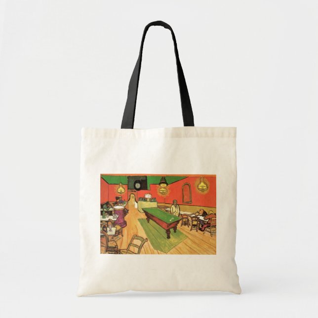 Vincent Van Gogh - Das Nachtcafé in Arles Tragetasche (Vorne)