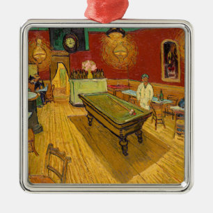 Vincent van Gogh - Das Nachtcafé Ornament Aus Metall