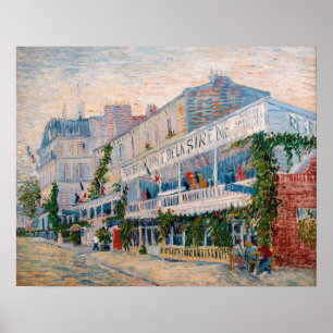 Vincent van Gogh - Das Restaurant de la Sirene Poster