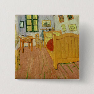 Vincent van Gogh   das Schlafzimmer, 1888 Button