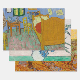 Vincent Van Gogh Das Schlafzimmer Geschenkpapier Set