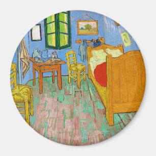 Vincent Van Gogh Das Schlafzimmer in Arles Magnet
