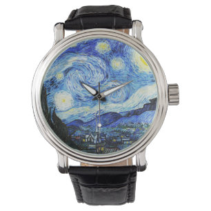 Vincent Van Gogh, Das Sternennacht-Gemälde Armbanduhr