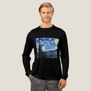Vincent Van Gogh, Das Sternennacht-Gemälde Tri-Blend Shirt
