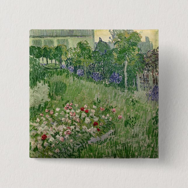 Vincent van Gogh | Daubignys Garten, 1890 Button (Vorderseite)