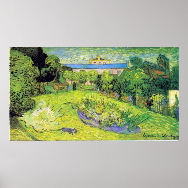 Vincent van Gogh Daubignys Garten Poster (Vorne)