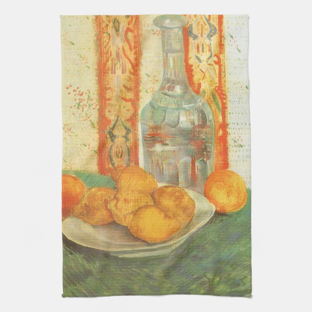 Vincent van Gogh - Decanter und Zitronen auf einer Geschirrtuch (Vertikal)