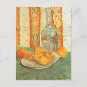 Vincent van Gogh - Decanter und Zitronen auf einer Postkarte